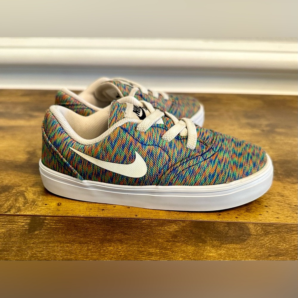 Nike SB Check Premium Multicolor Kids Sneakers Size 8
